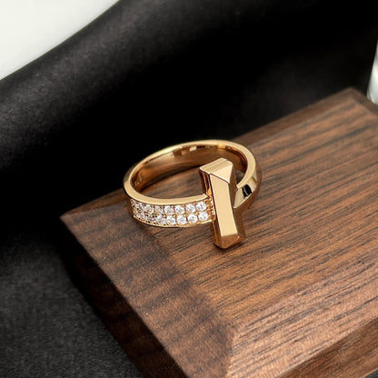 [Spark Jewels]T WIDE DIAMOND RING