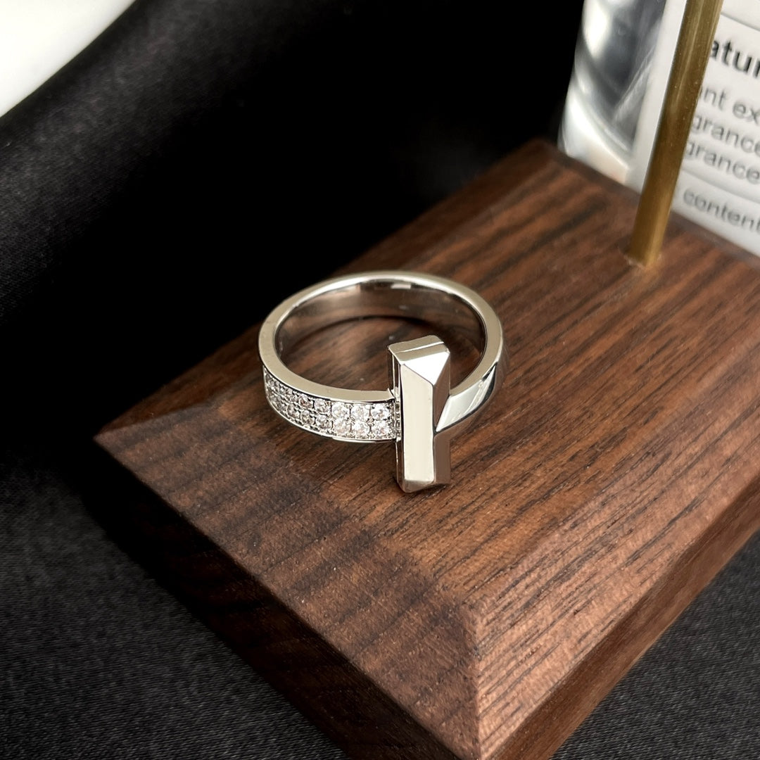 [Spark Jewels]T WIDE DIAMOND RING