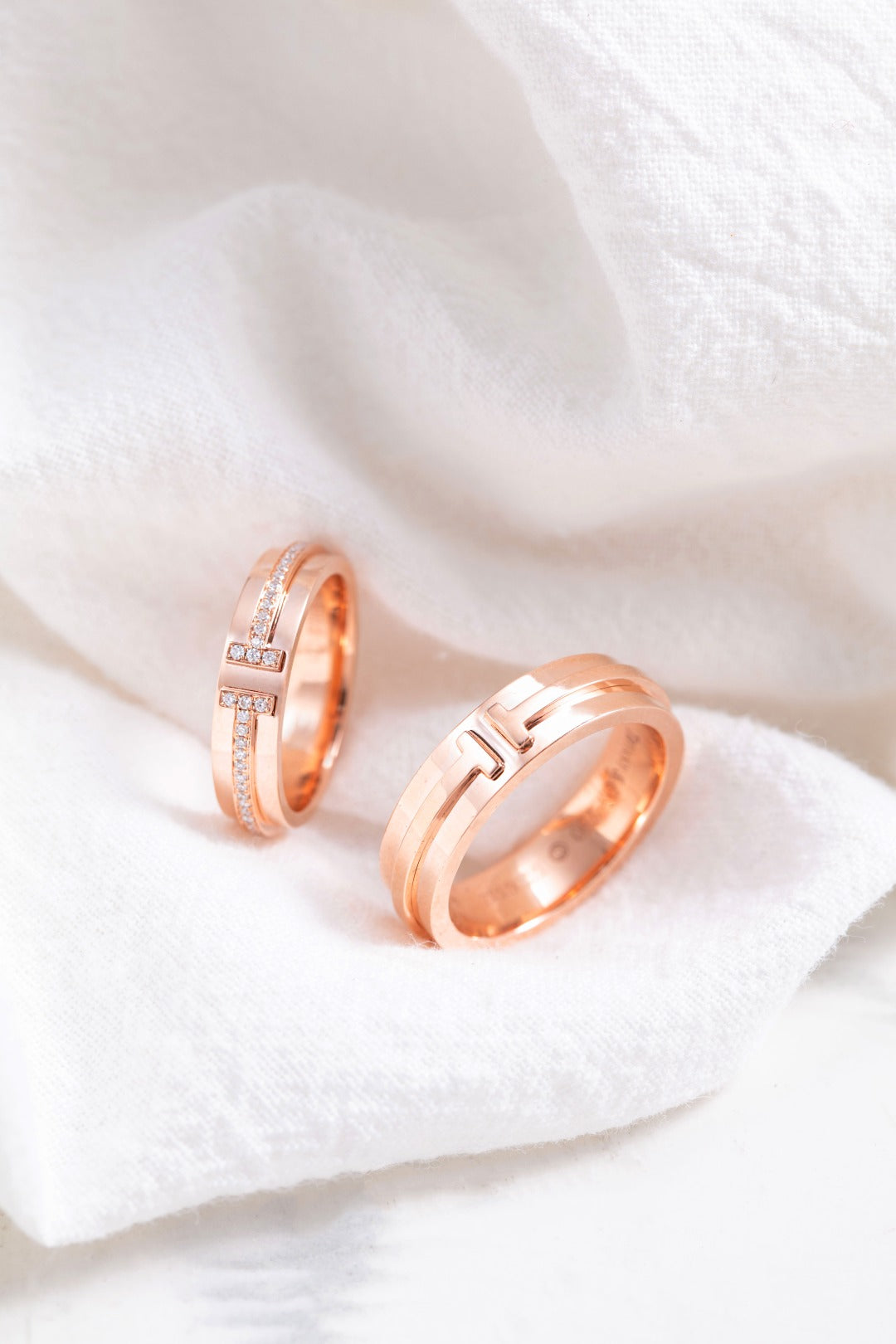 [Spark Jewels]T PINK GOLD RING