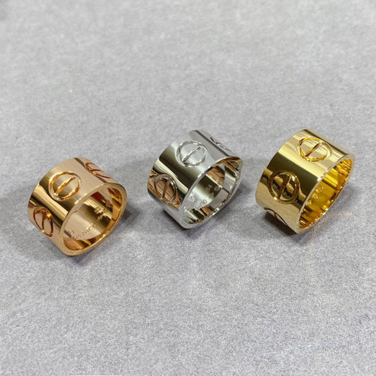 [⭐Aura]LOVE 11MM LARGE RING
