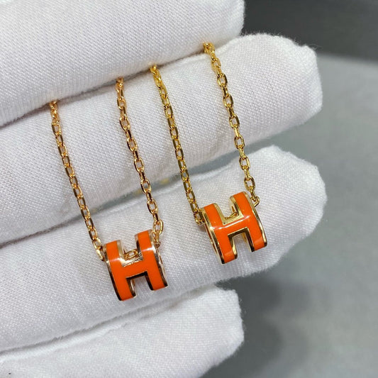 [⭐Aura]MINI POP H NECKLACE