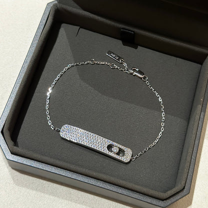 [⭐Aura]MOVE CLASSIQUE DIAMOND PAVED BRACELET
