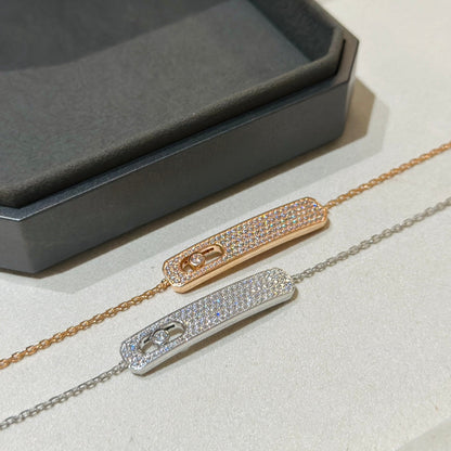 [⭐Aura]MOVE CLASSIQUE DIAMOND PAVED BRACELET