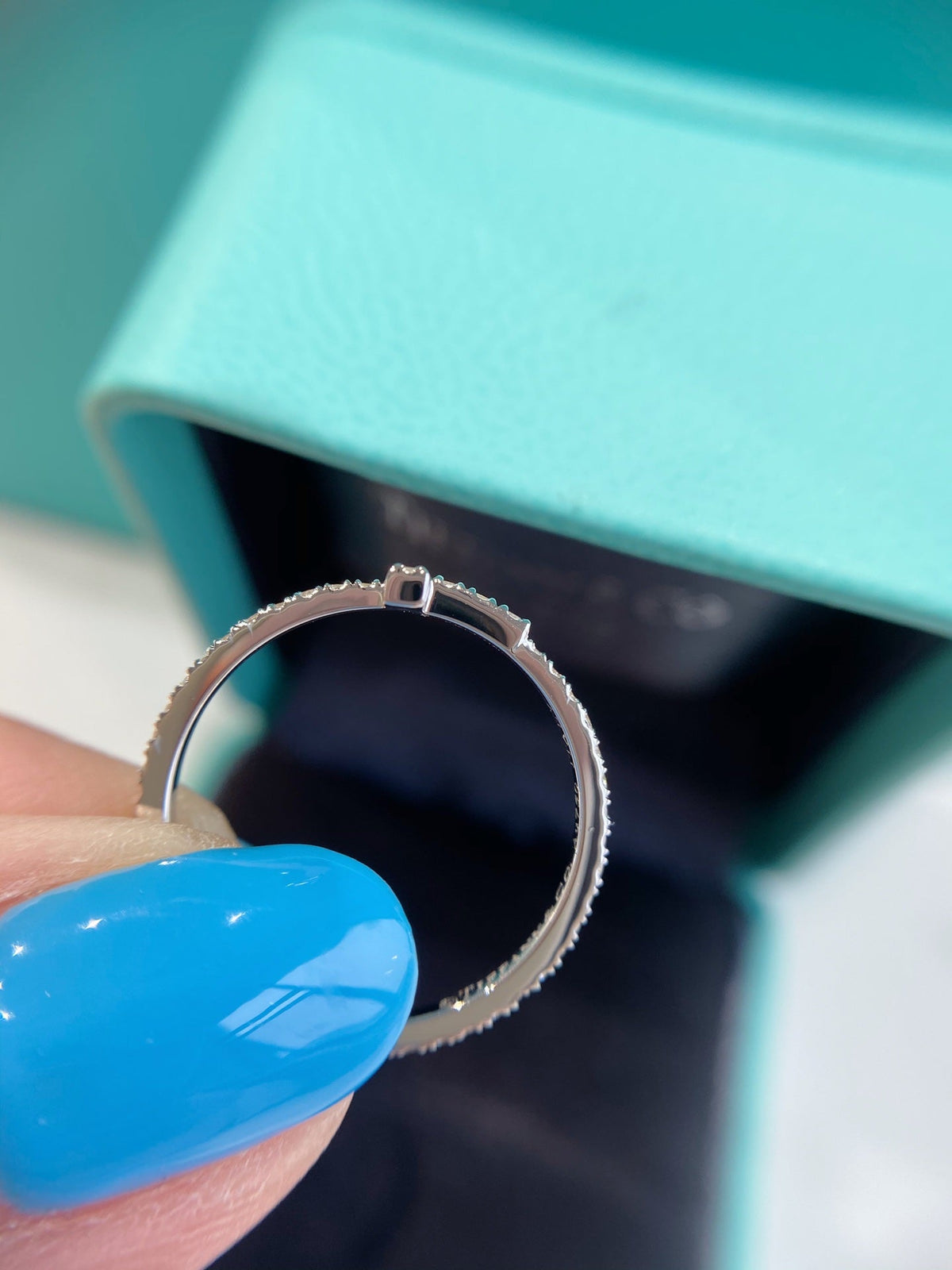 [Spark Jewels]T SMALL RING DIAMOND SILVER