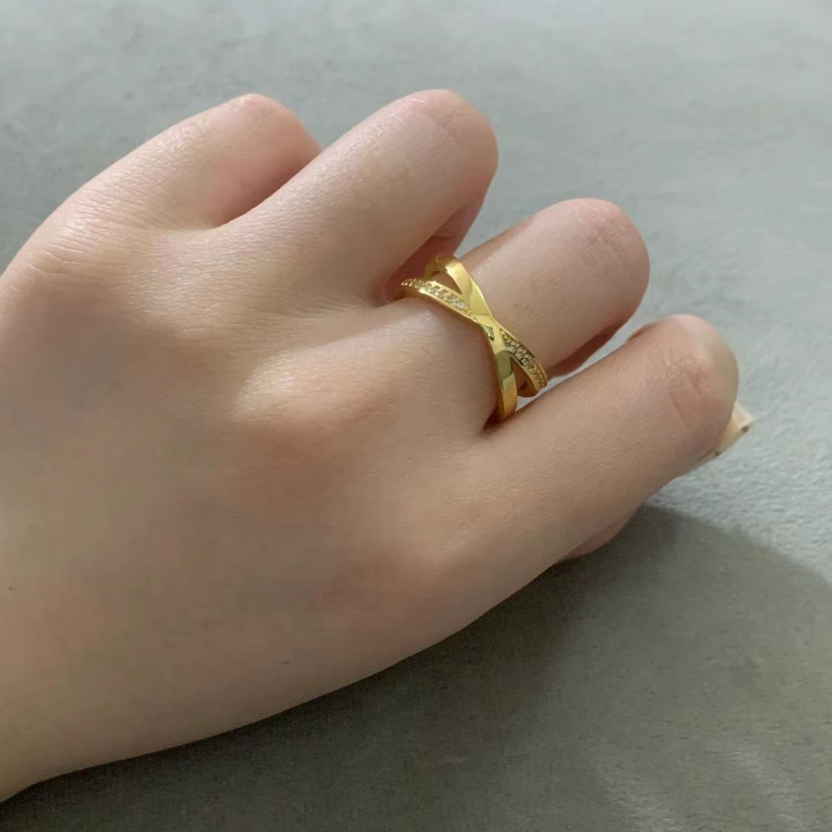 [Spark Jewels]ATLAS X DIAMOND RING