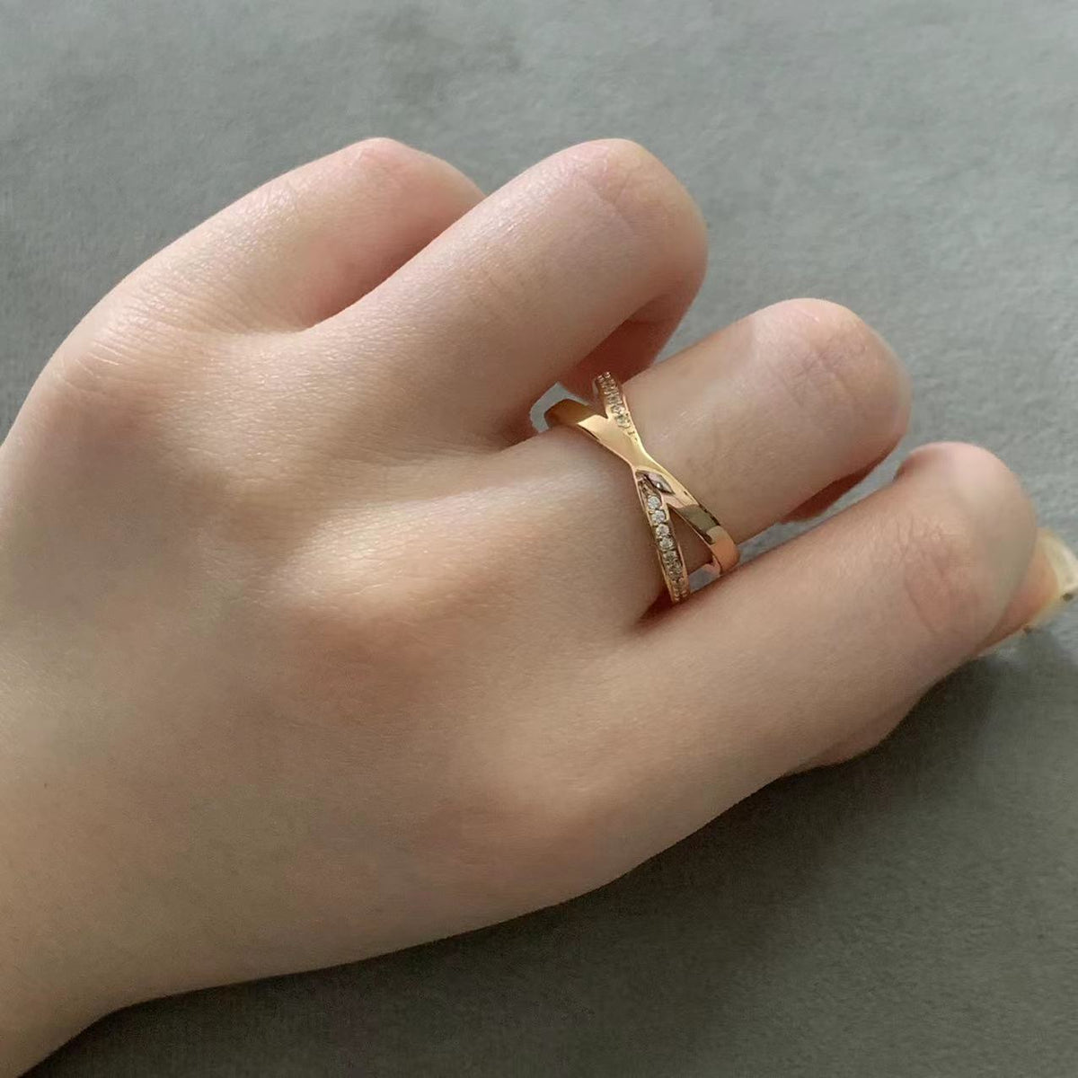 [Spark Jewels]ATLAS X DIAMOND RING