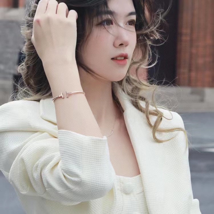 [Spark Jewels]T PINK GOLD PINK DIAMOND BRACELET