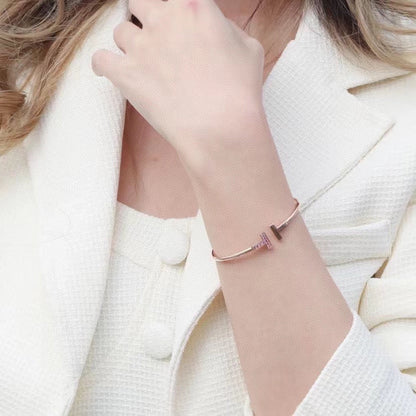 [Spark Jewels]T PINK GOLD PINK DIAMOND BRACELET