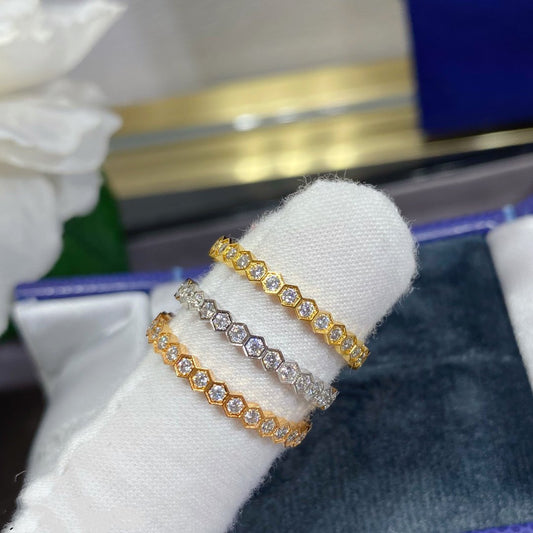 [⭐Aura]BEE LOVE DIAMOND PAVED SMALL RING