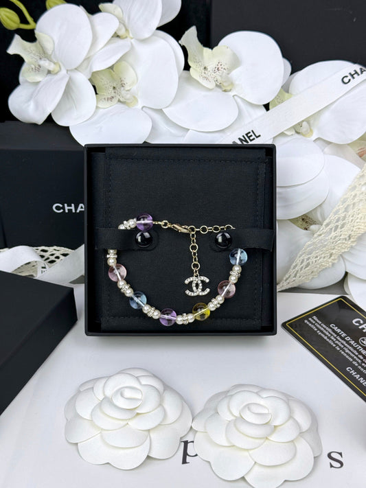 [⭐Aura]Colorful Transparent Resin Bracelet