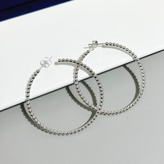 [⭐Aura]SMOOTH BEAD STUD EARRINGS