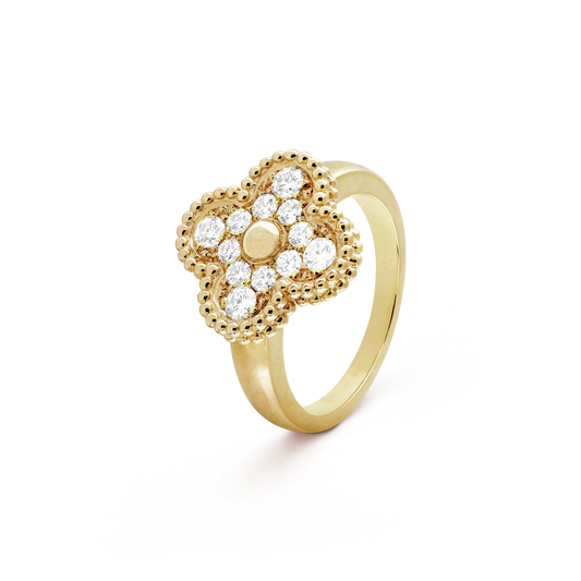 [⭐Aura]CLOVER DIAMOND RING