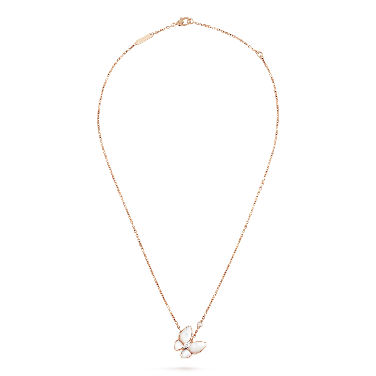 [Spark]BUTTERFLY MOP DIAMOND NECKLACE