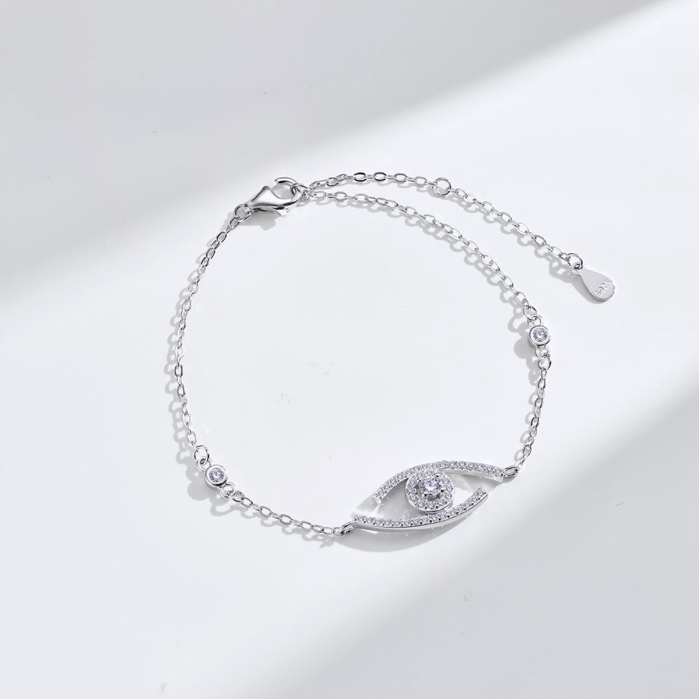 [⭐Aura]Demo Eye Pave-Set Diamond Bracelet