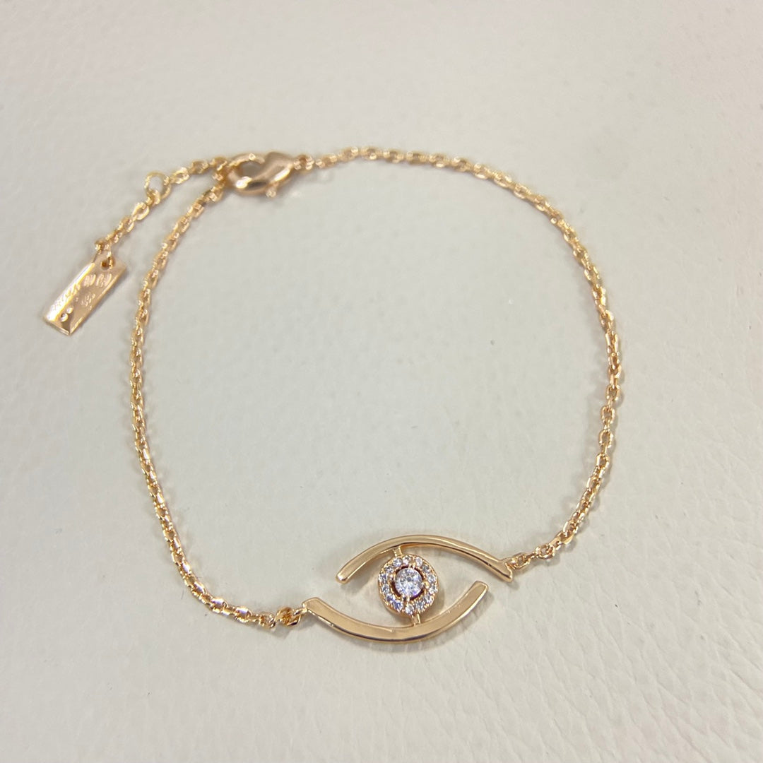 [⭐Aura]Demo Eye Pave-Set Diamond Bracelet