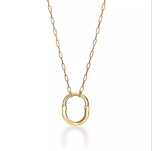[Spark Jewels]LOCK NECKLACE GOLD