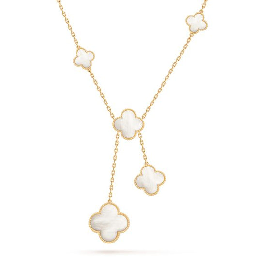 [⭐Aura]CLOVER MOTHER OF PEARL NECKLACE 6 MOTIF