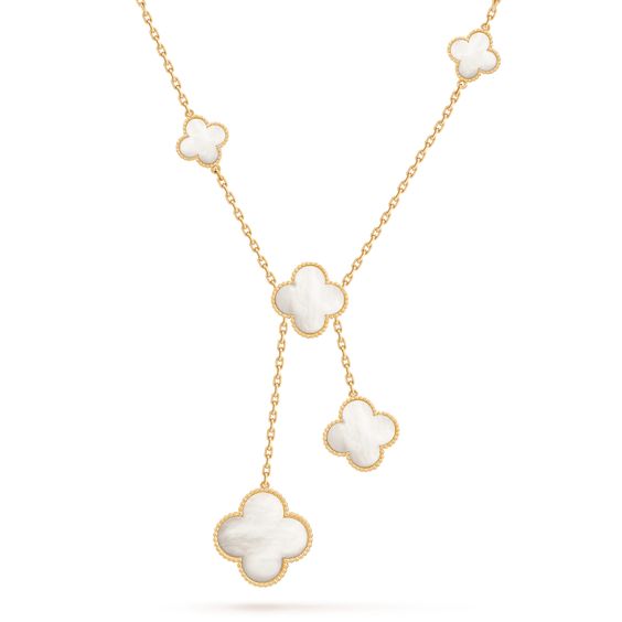 [⭐Aura]CLOVER MOTHER OF PEARL NECKLACE 6 MOTIF