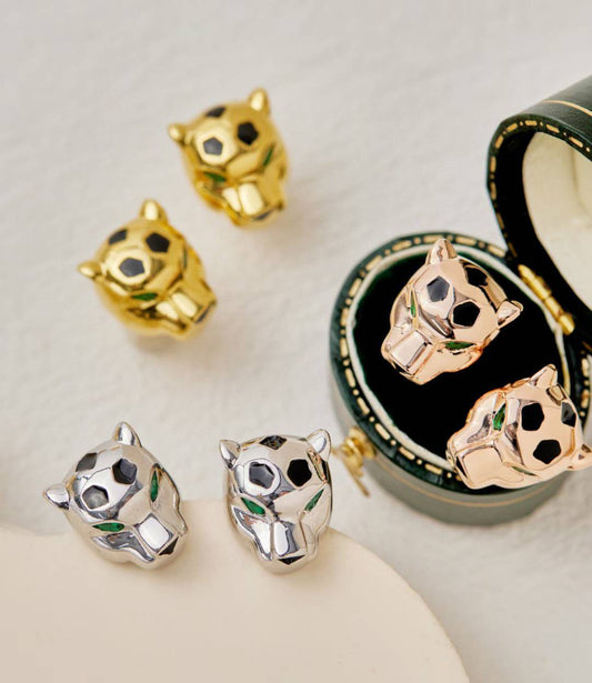 [⭐Aura]CHRRTAH-PRINT STUD EARRINGS, THREE COLORS