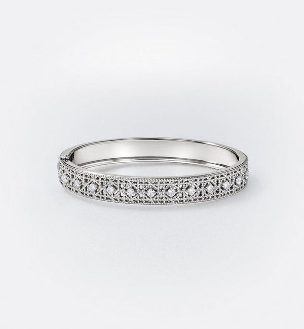 [?Spark]2026 WOVEN-PATTERN BRACELET SET WITH FULL DIAMOND INLAY THREE-COLORS