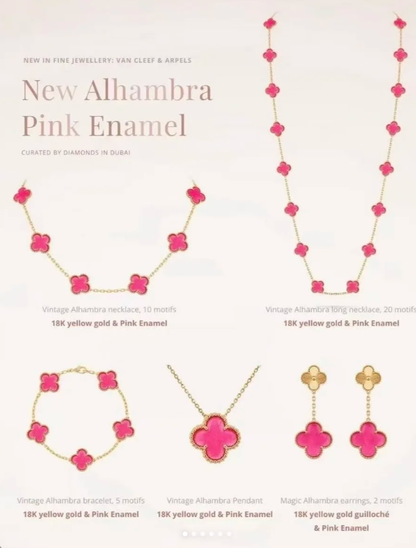 [Aura ] 26 NEW PINK BUBBLE ENAMEL SET
