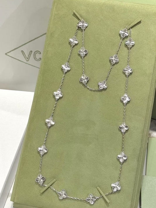 [⭐Aura]CLOVER 20 MOTIFS SILVER LASER