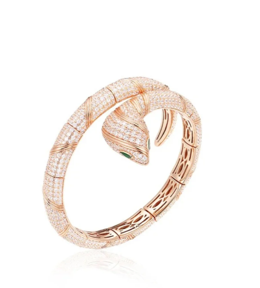 [⭐Aura]HAUTE COUTURE GOLD SERPENTI BRACELET