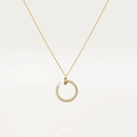 [⭐Aura]JUSTE NECKLACE GOLD DIAMONDS