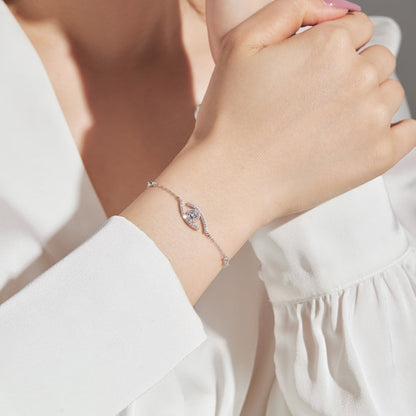[⭐Aura]Demo Eye Pave-Set Diamond Bracelet