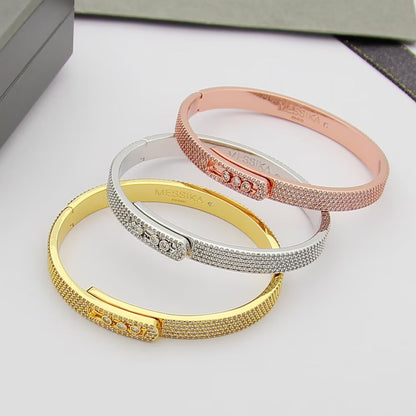 [⭐Aura]Move Noa Full Pavé Diamond Bangle Bracelet