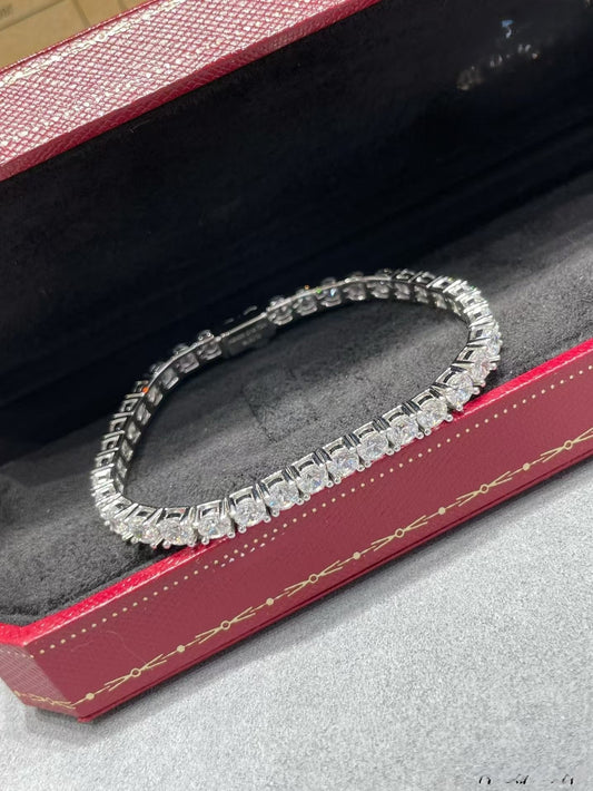 [⭐Aura jewelrys]TENNIS BRACELET WITH FULL DIAMOND SETTING