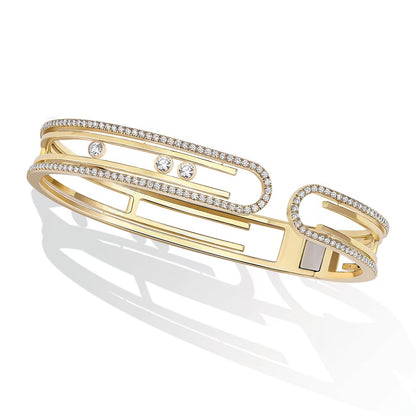 [⭐Aura]MOVE 10TH PAVED DIAMOND BRACELET