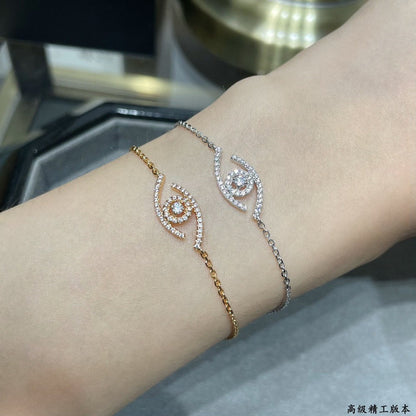 [⭐Aura]Demo Eye Pave-Set Diamond Bracelet
