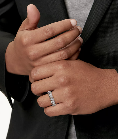 [Spark Jewels]SIXTEEN STONE SILVER RING