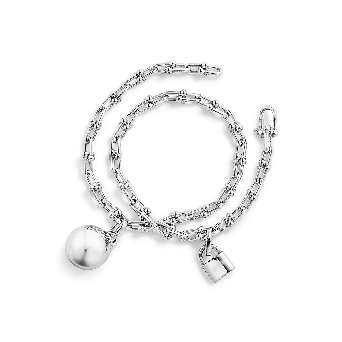 [Spark Jewels]HARDWEAR SMALL WRAP SILVER BRACELET