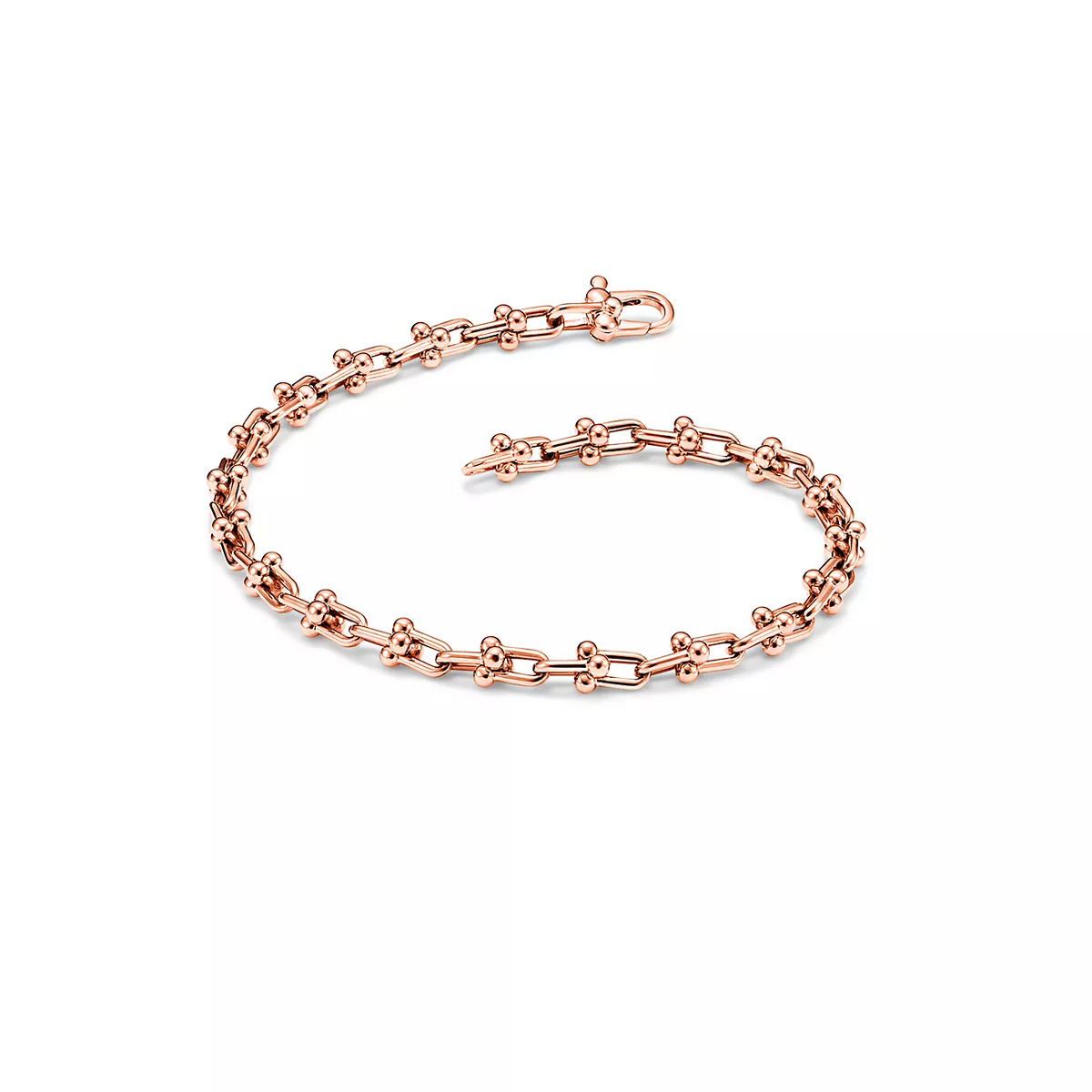 [Spark Jewels]HARDWEAR MICRO LINK 44 MOTIF PINK GOLD BRACELET