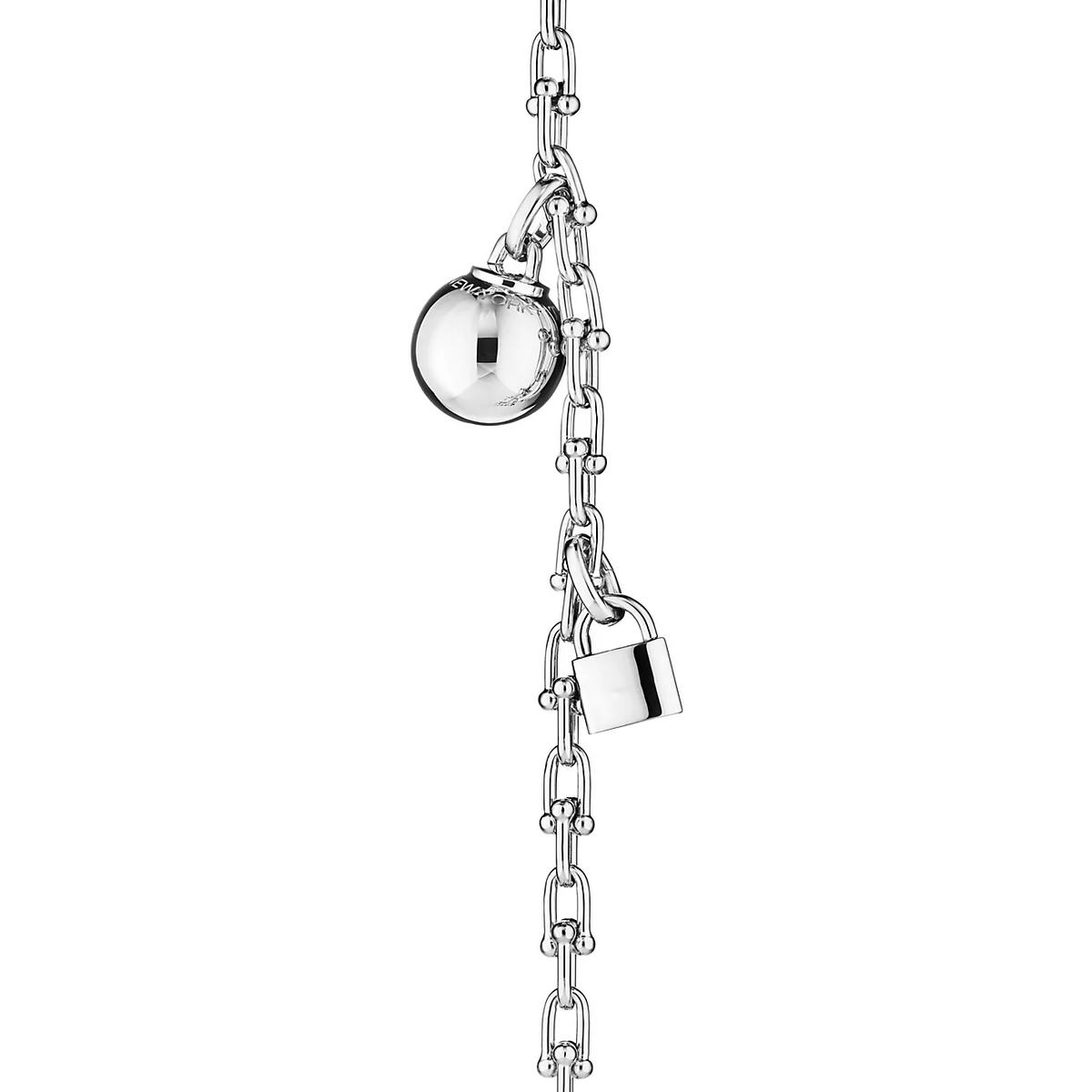 [Spark Jewels]HARDWEAR SMALL WRAP SILVER BRACELET