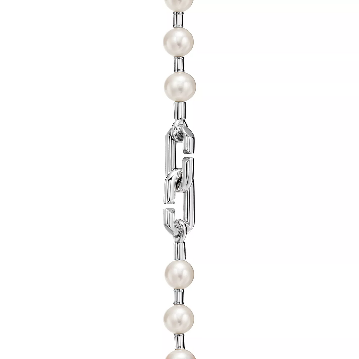 [Spark Jewels]PEARL 7-8MM SILVER BRACELET