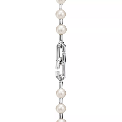 [Spark Jewels]PEARL 7-8MM SILVER BRACELET
