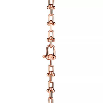 [Spark Jewels]HARDWEAR MICRO LINK 44 MOTIF PINK GOLD BRACELET