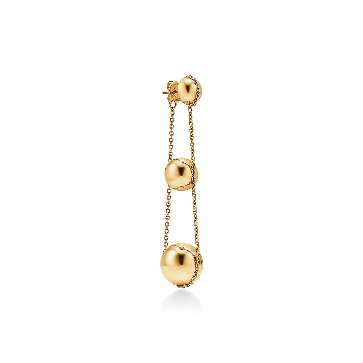 [Spark Jewels]TRIPLE DROP GOLD EARRINGS