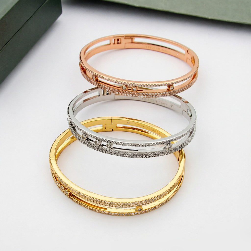 [⭐Aura]Move Romane pavé bangle