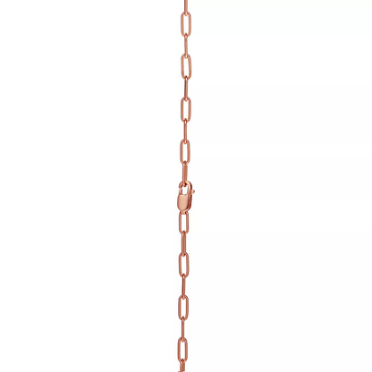 [Spark Jewels]LOCK MEDIUM PENDANT PINK DIAMOND PINK GOLD NECKLACE