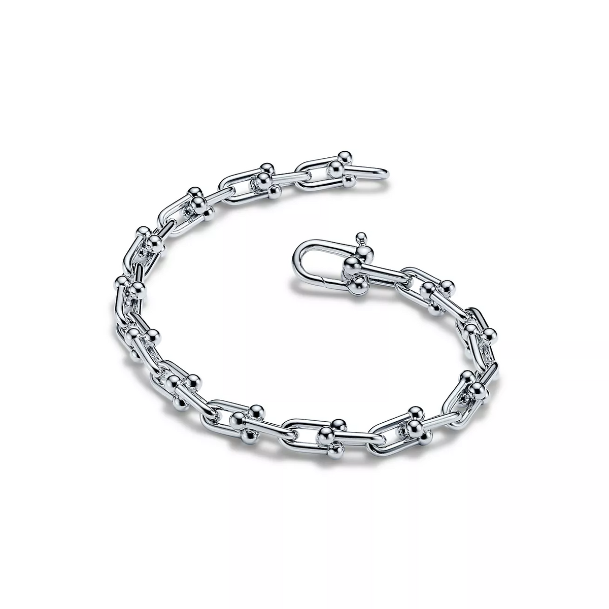 [Spark Jewels]HARDWEAR SMALL LINK 26 MOTIF SILVER BRACELET