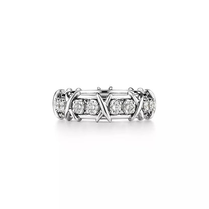 [Spark Jewels]SIXTEEN STONE SILVER RING