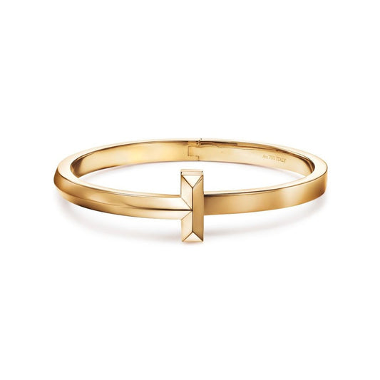 [Spark Jewels]T1 WIDE HINGED BANGLE BRACELET