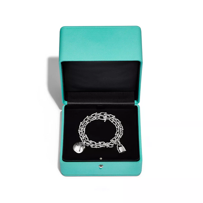 [Spark Jewels]HARDWEAR SMALL WRAP SILVER BRACELET