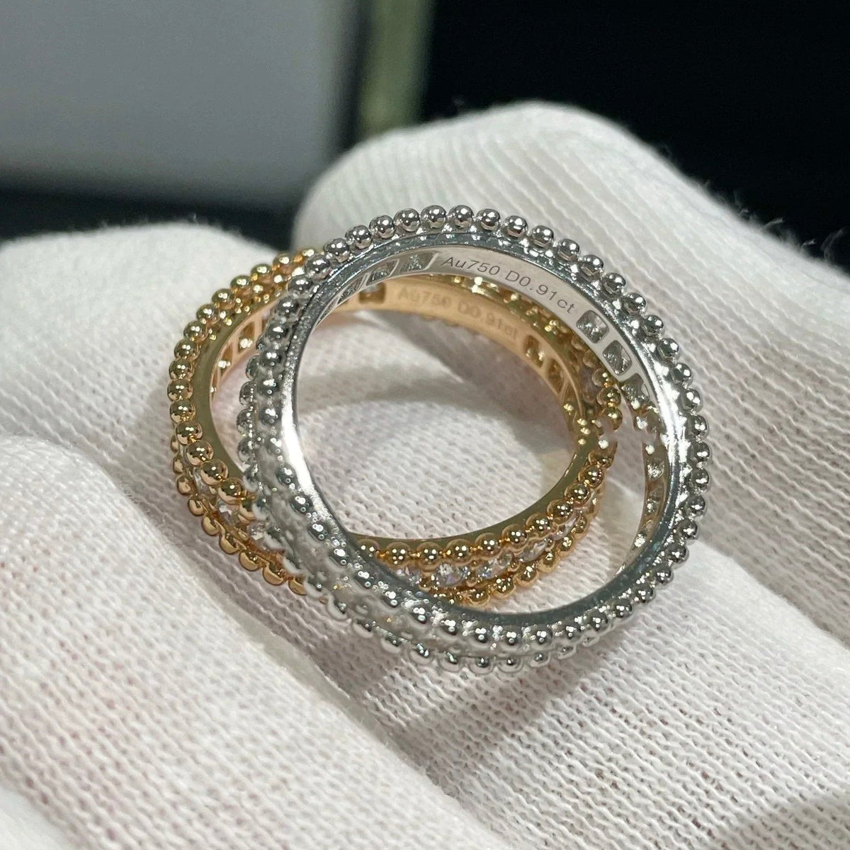 [⭐Spark]PERLEE DIAMOND SILVER RING