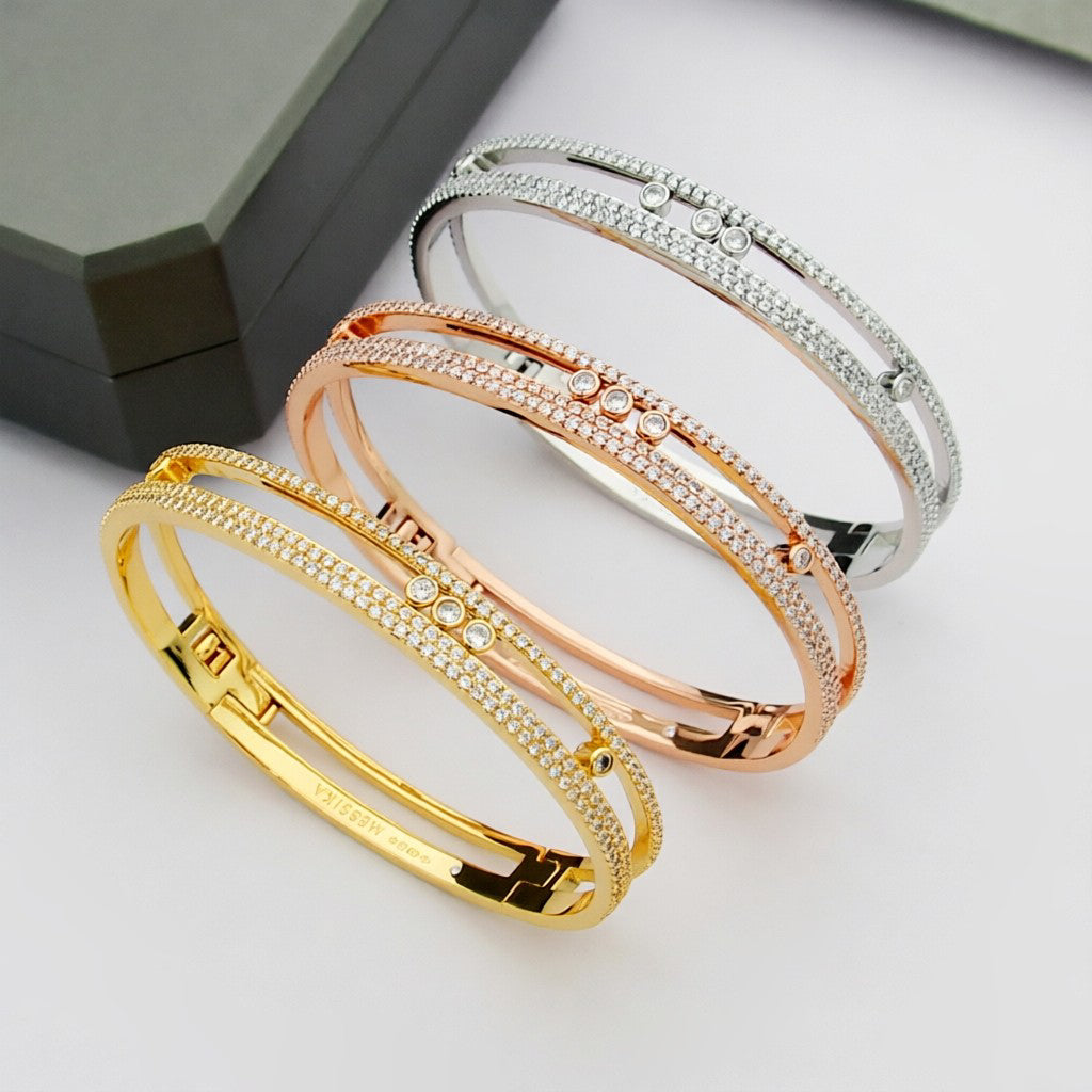 [⭐Aura]Move Romane pavé bangle