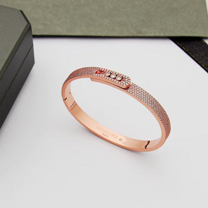 [⭐Aura]Move Noa Full Pavé Diamond Bangle Bracelet